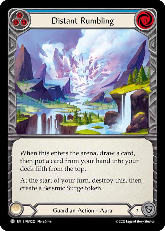 Flesh and Blood TCG: Distant Rumbling (Blue) card image