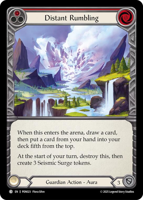 Flesh and Blood TCG: Distant Rumbling (Red) card image