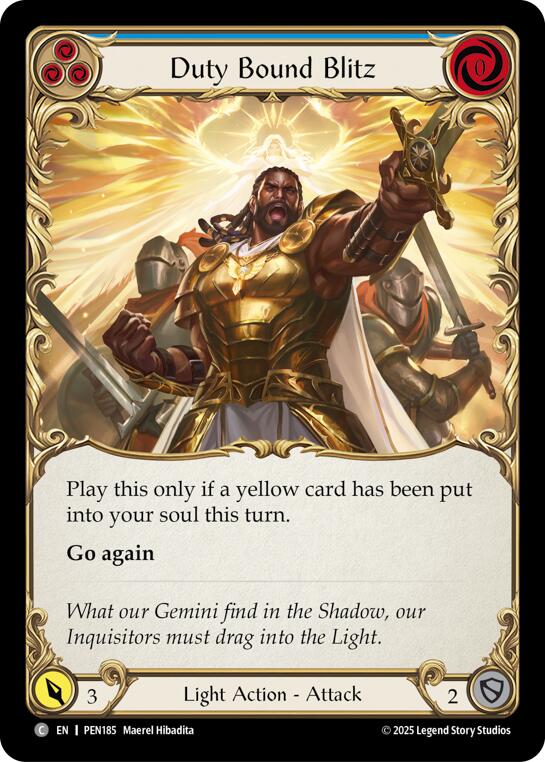 Flesh and Blood TCG: Duty Bound Blitz (Blue) card image