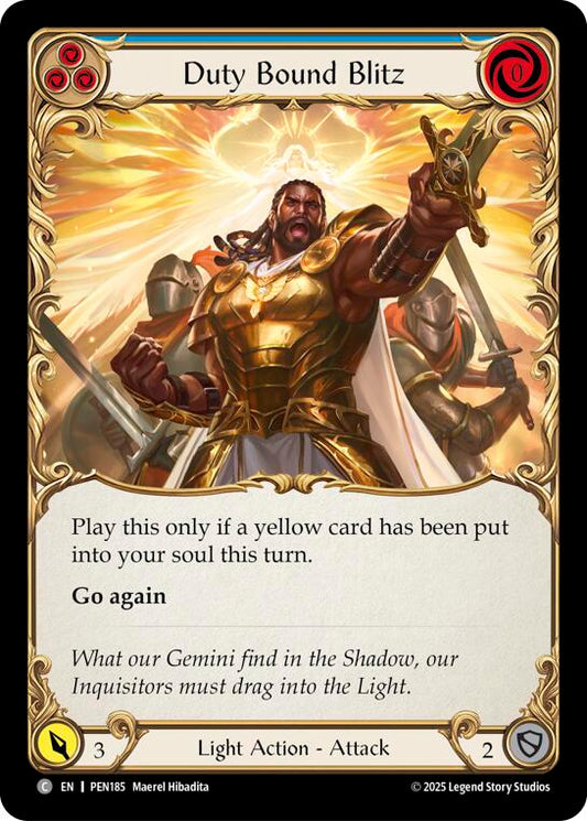 Flesh and Blood TCG: Duty Bound Blitz (Blue) card image