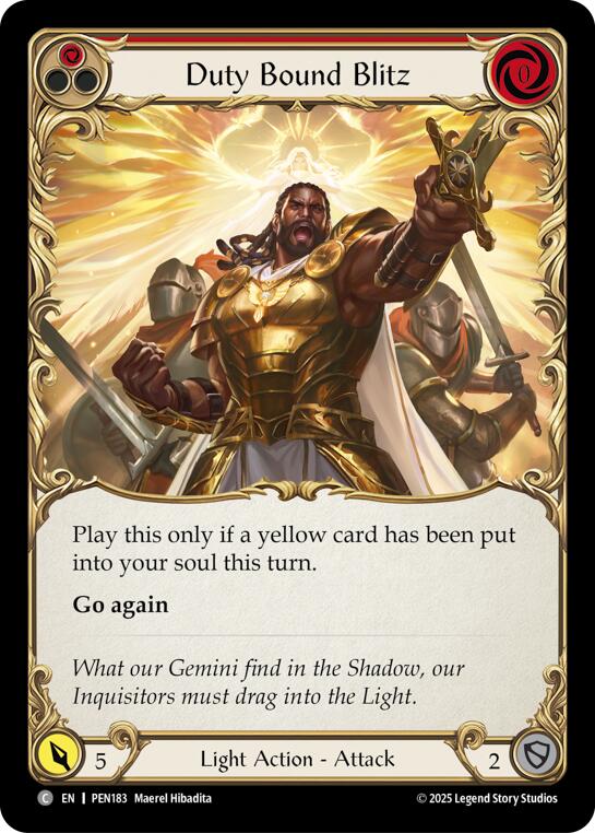 Flesh and Blood TCG: Duty Bound Blitz (Red) card image