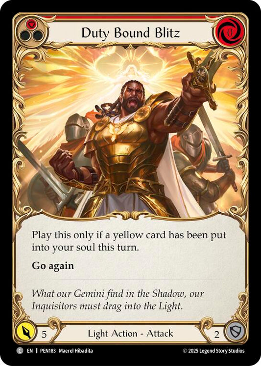 Flesh and Blood TCG: Duty Bound Blitz (Red) card image