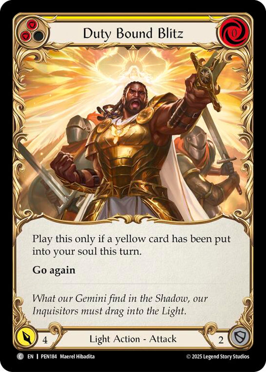 Flesh and Blood TCG: Duty Bound Blitz (Yellow) card image
