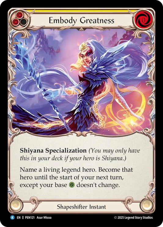 Flesh and Blood TCG: Embody Greatness (Yellow) card image