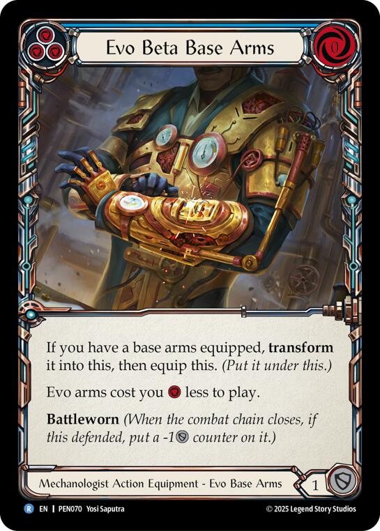Flesh and Blood TCG: Evo Beta Base Arms (Blue) card image