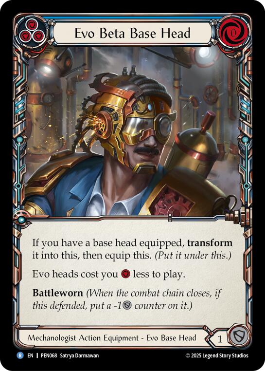 Flesh and Blood TCG: Evo Beta Base Head (Blue) card image
