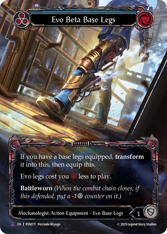 Flesh and Blood TCG: Evo Beta Base Legs (Blue) (Marvel) card image