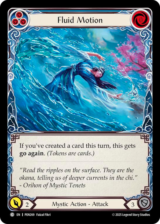 Flesh and Blood TCG: Fluid Motion (Blue) card image