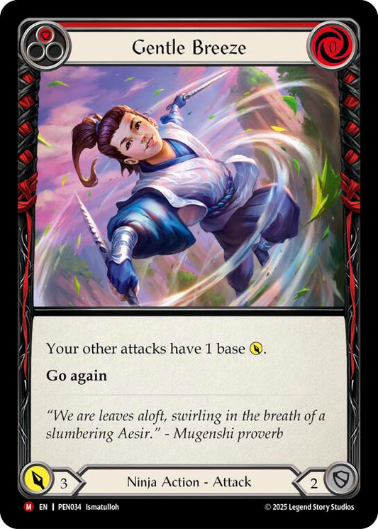 Flesh and Blood TCG: Gentle Breeze (Red) card image