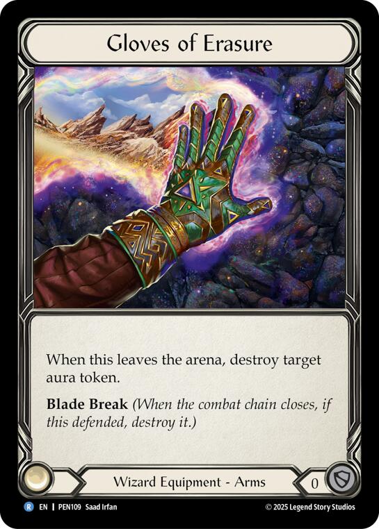 Flesh and Blood TCG: Gloves Of Erasure card image