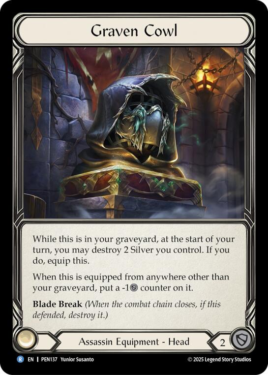 Flesh and Blood TCG: Graven Cowl card image