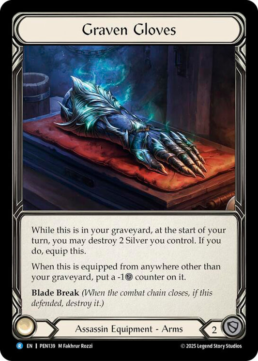 Flesh and Blood TCG: Graven Gloves card image