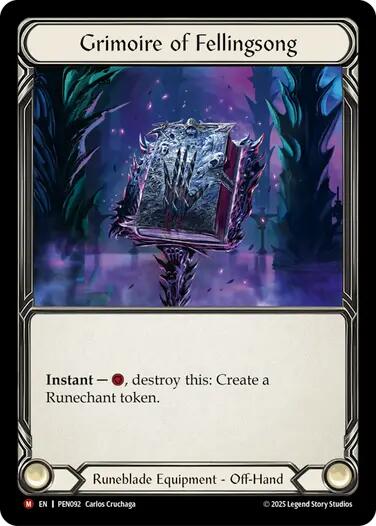 Flesh and Blood TCG: Grimoire of Fellingsong card image