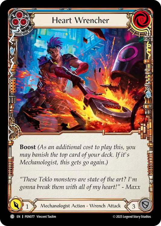 Flesh and Blood TCG: Heart Wrencher (Blue) card image