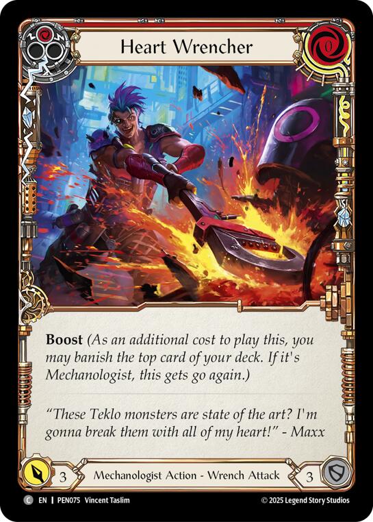 Flesh and Blood TCG: Heart Wrencher (Red) card image