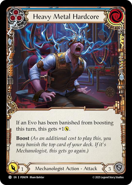 Flesh and Blood TCG: Heavy Metal Hardcore (Blue) card image