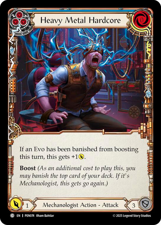 Flesh and Blood TCG: Heavy Metal Hardcore (Blue) card image