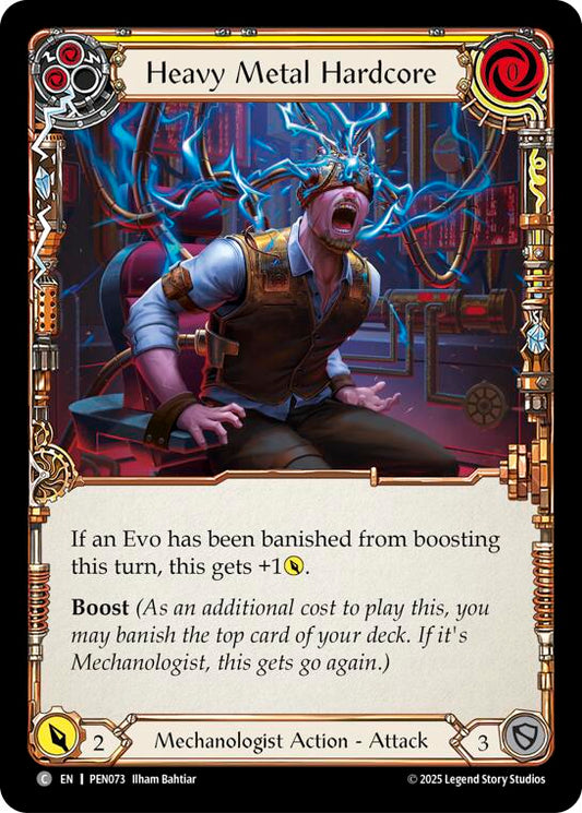 Flesh and Blood TCG: Heavy Metal Hardcore (Yellow) card image
