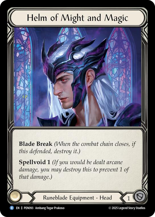 Flesh and Blood TCG: Helm Of Might And Magic card image