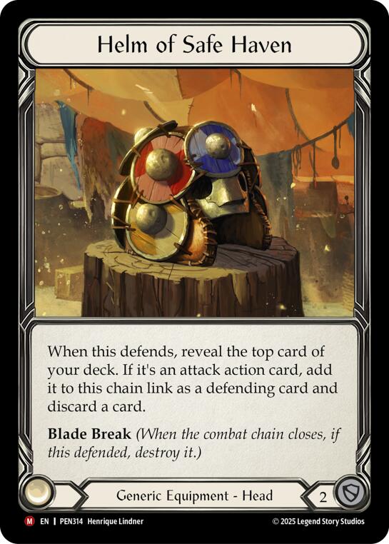 Flesh and Blood TCG: Helm Of Safe Haven card image