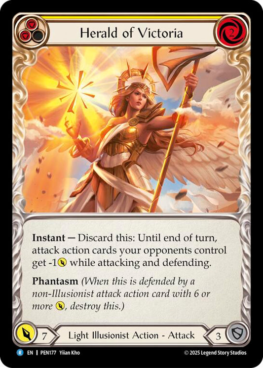 Flesh and Blood TCG: Herald Of Victoria (Yellow) card image