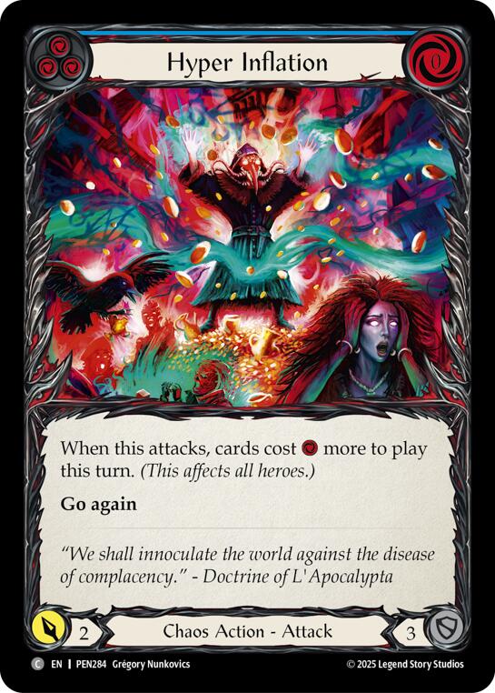Flesh and Blood TCG: Hyper Inflation (Blue) card image