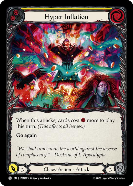 Flesh and Blood TCG: Hyper Inflation (Yellow) card image