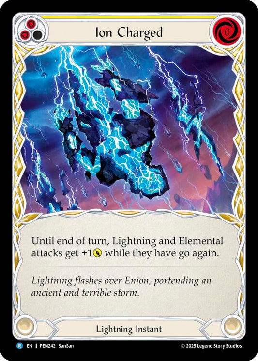 Flesh and Blood TCG: Ion Charged (Yellow) card image