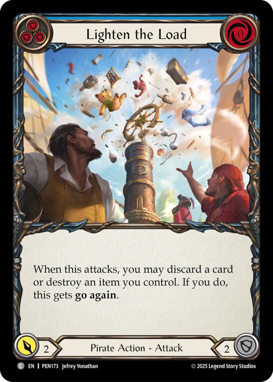 Flesh and Blood TCG: Lighten The Load (Blue) card image