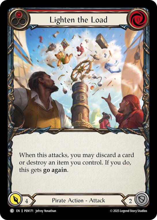 Flesh and Blood TCG: Lighten The Load (Red) card image