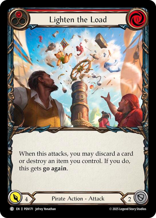 Flesh and Blood TCG: Lighten The Load (Red) card image