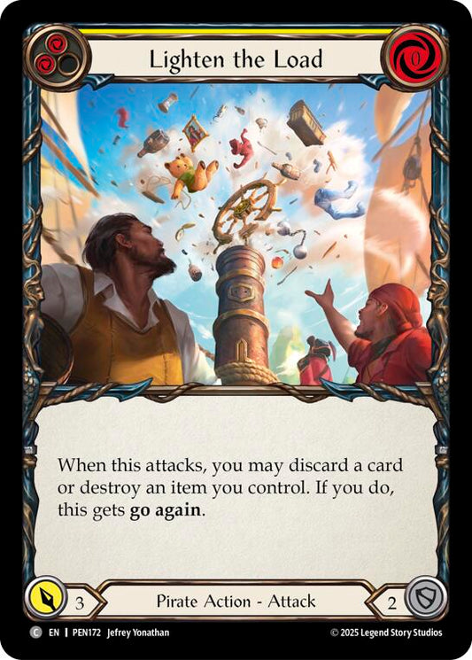 Flesh and Blood TCG: Lighten The Load (Yellow) card image