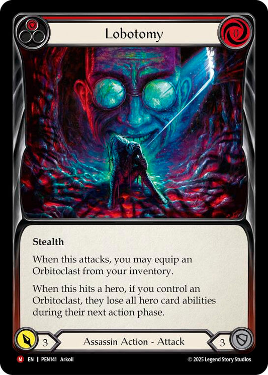 Flesh and Blood TCG: Lobotomy (Red) card image