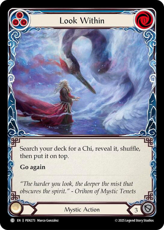 Flesh and Blood TCG: Look Within (Blue) card image