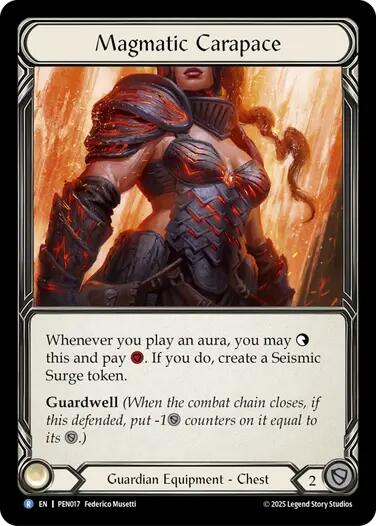 Flesh and Blood TCG: Magmatic Carapace card image