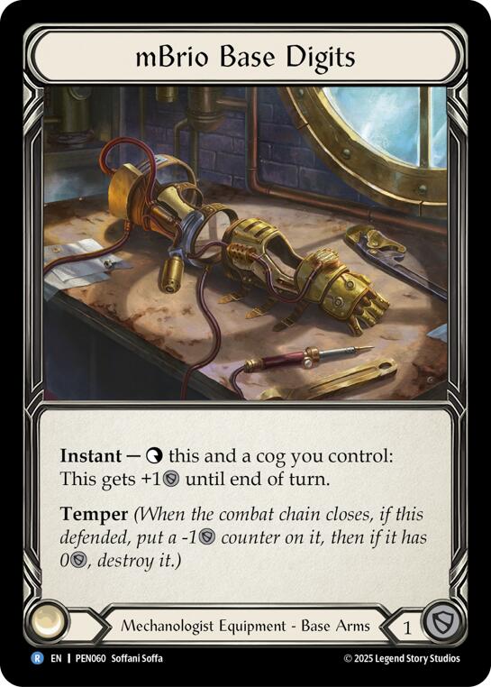 Flesh and Blood TCG: Mbrio Base Digits card image