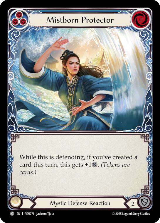 Flesh and Blood TCG: Mistborn Protector (Blue) card image