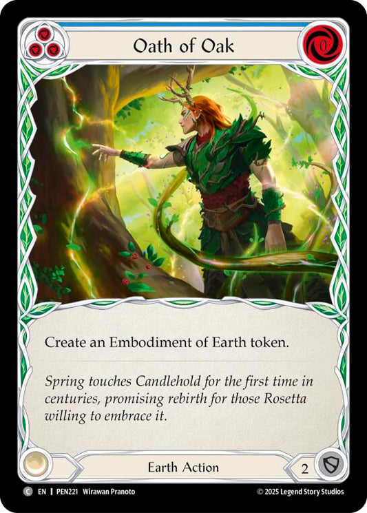 Flesh and Blood TCG: Oath Of Oak (Blue) card image