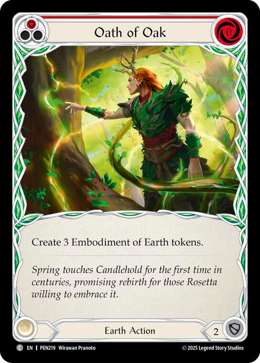 Flesh and Blood TCG: Oath Of Oak (Red) card image