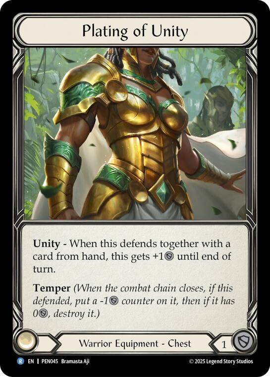 Flesh and Blood TCG: Plating Of Unity card image