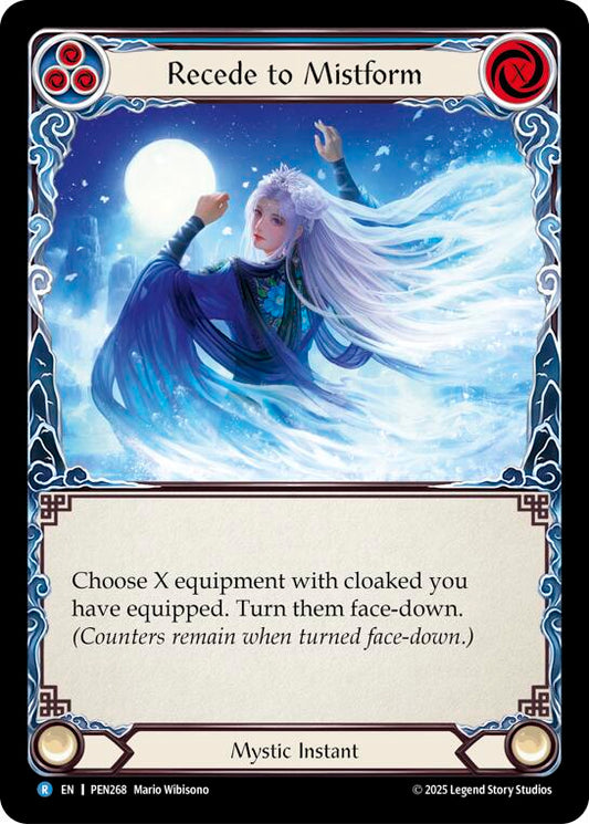 Flesh and Blood TCG: Recede To Mistform (Blue) card image