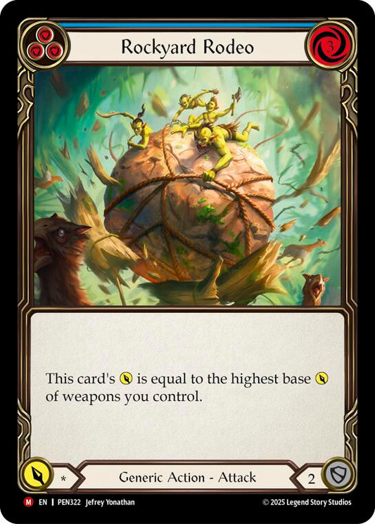Flesh and Blood TCG: Rockyard Rodeo (Blue) card image