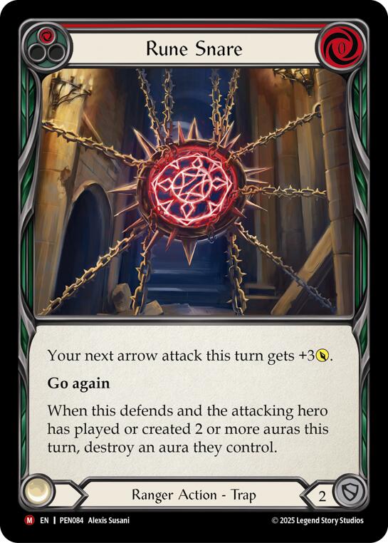 Flesh and Blood TCG: Rune Snare (Red) card image