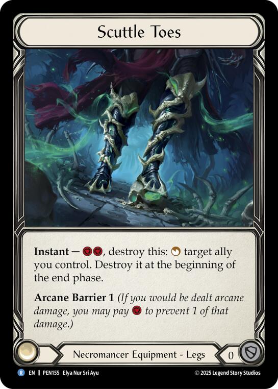 Flesh and Blood TCG: Scuttle Toes card image