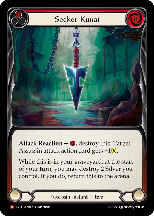 Flesh and Blood TCG: Seeker Kunai (Red) card image