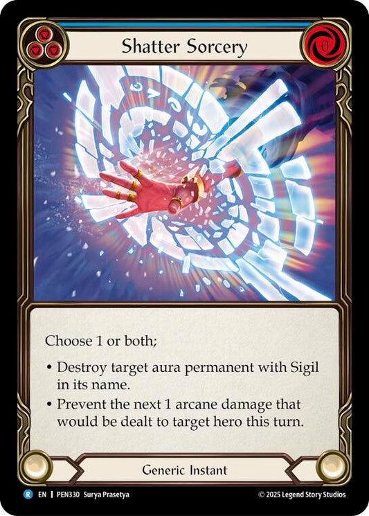 Flesh and Blood TCG: Shatter Sorcery (Blue) card image