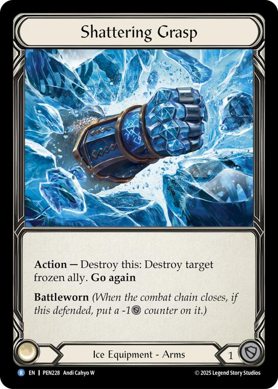 Flesh and Blood TCG: Shattering Grasp card image