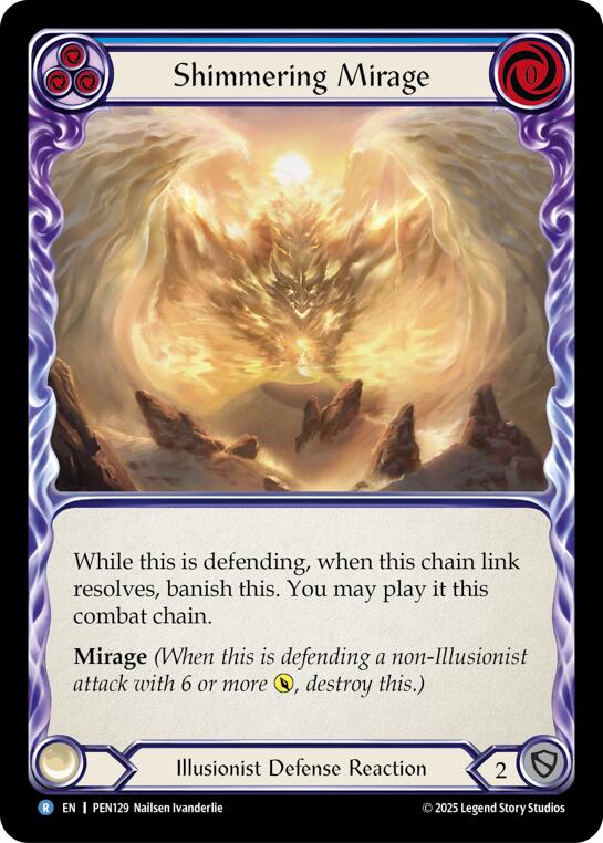 Flesh and Blood TCG: Shimmering Mirage (Blue) card image