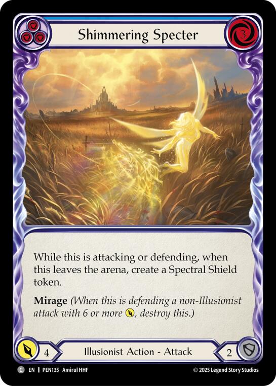 Flesh and Blood TCG: Shimmering Specter (Blue) card image