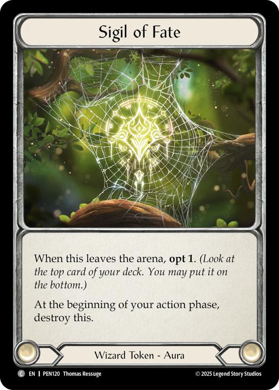 Flesh and Blood TCG: Sigil Of Fate card image